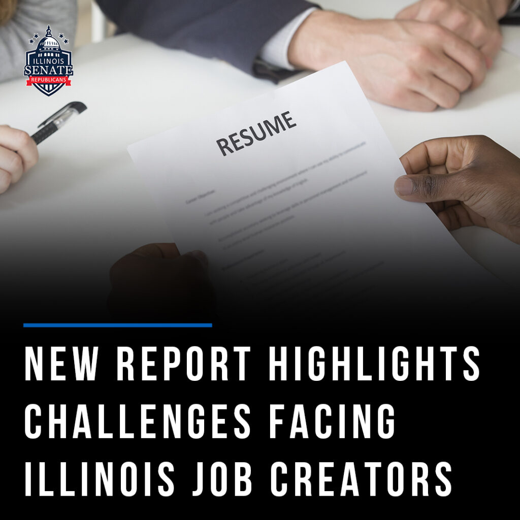 New Report Highlights Challenges Facing Illinois Job Creators